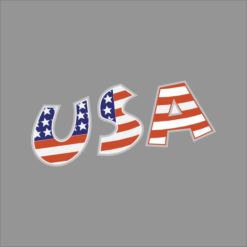 USA Patriotic Wall Car Window Vinyl Decal Sticker Graphic