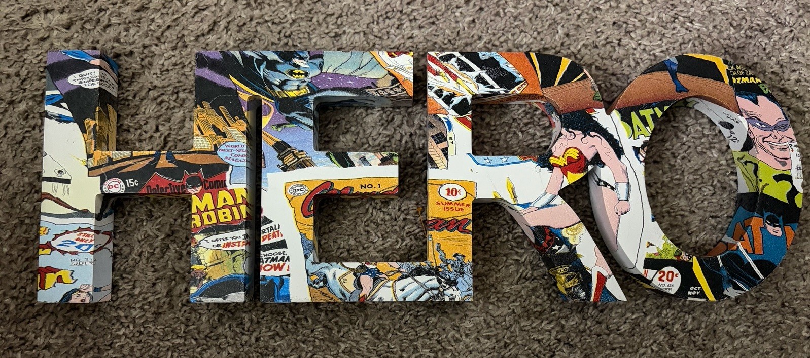 Official Dc "Comic Walls" Hero Rare Man Cave Art Movie Room Batman Superman