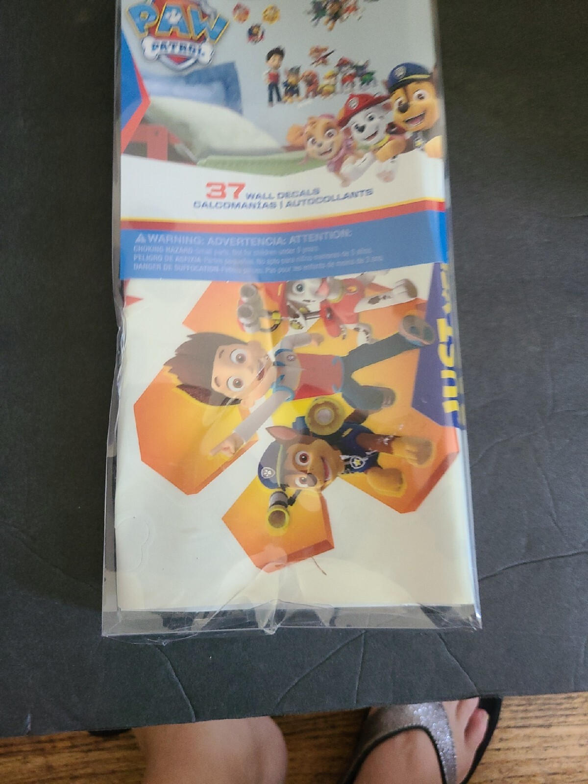 RoomMates RMK2640SCS Paw Patrol Peel and Stick 37 Wall Decals New