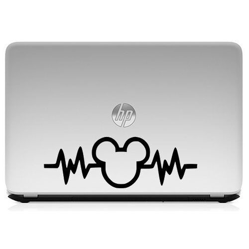 Mickey Mouse Heartbeat Vinyl Decal Sticker for Window Wall Auto Car Truck Boat