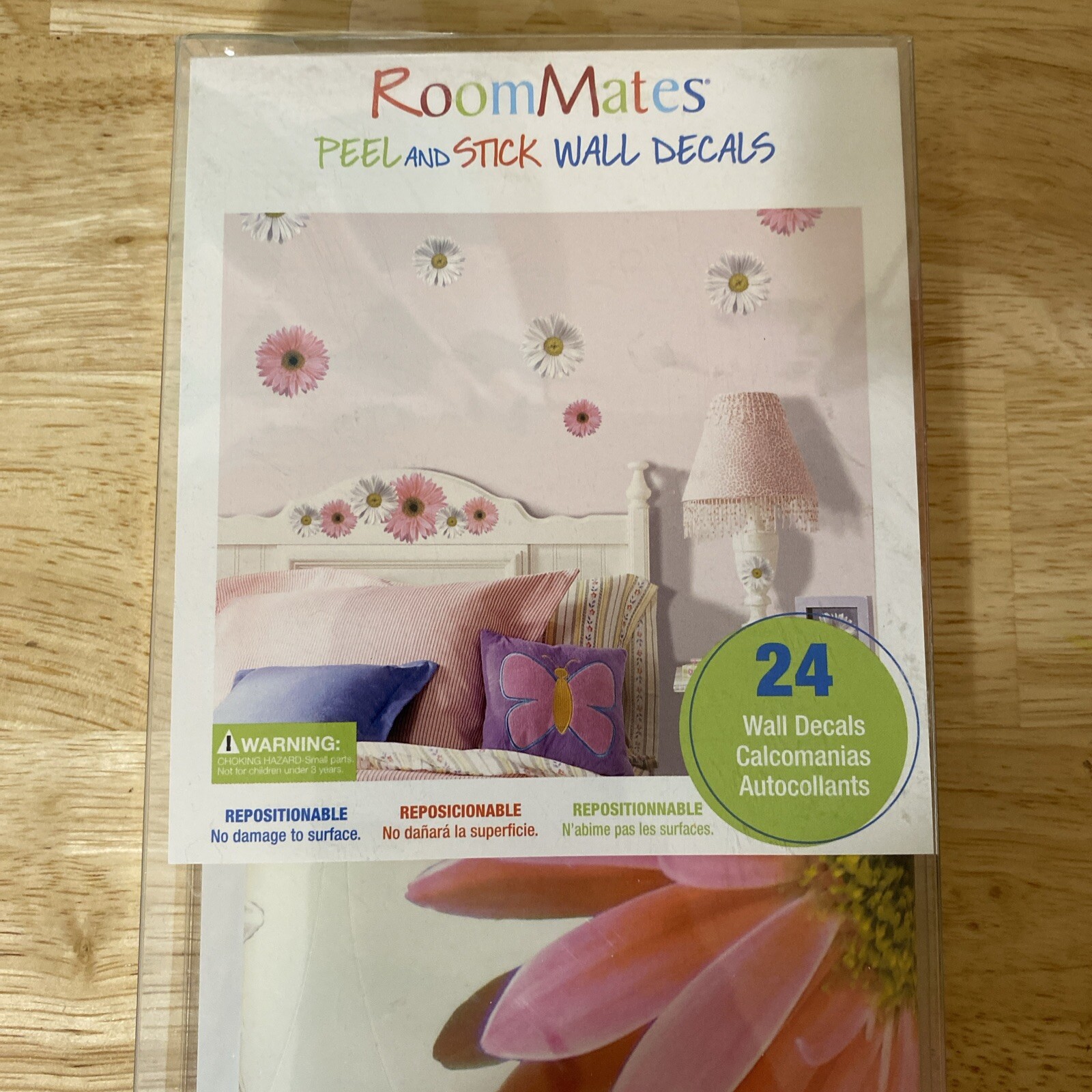 NEW ROOMMATES PEEL AND STICK WALL DECALS – LOT OF 2
