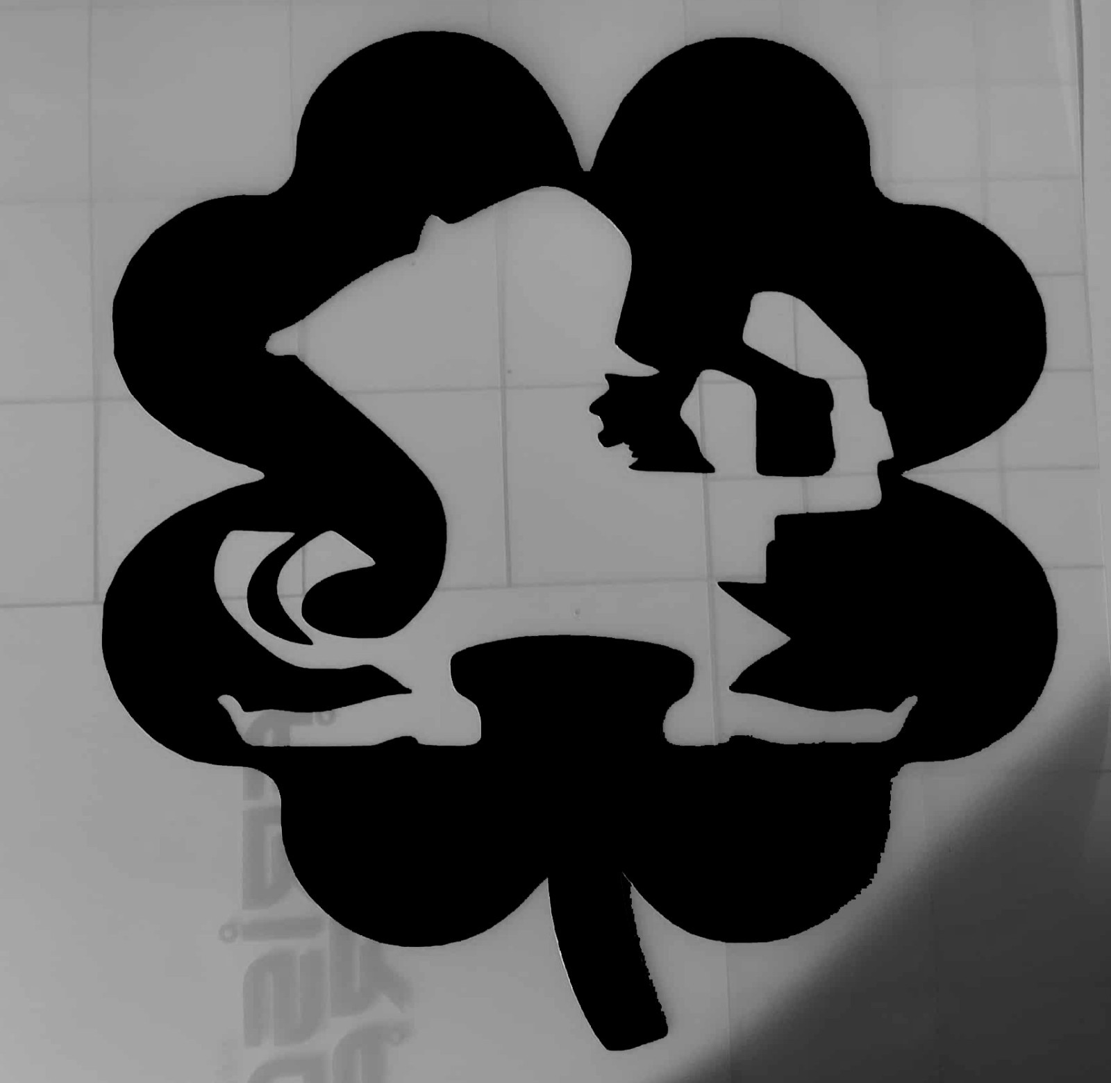 5" notre dame sticker car window laptop 4 leaf clover leprechaun cut out irish