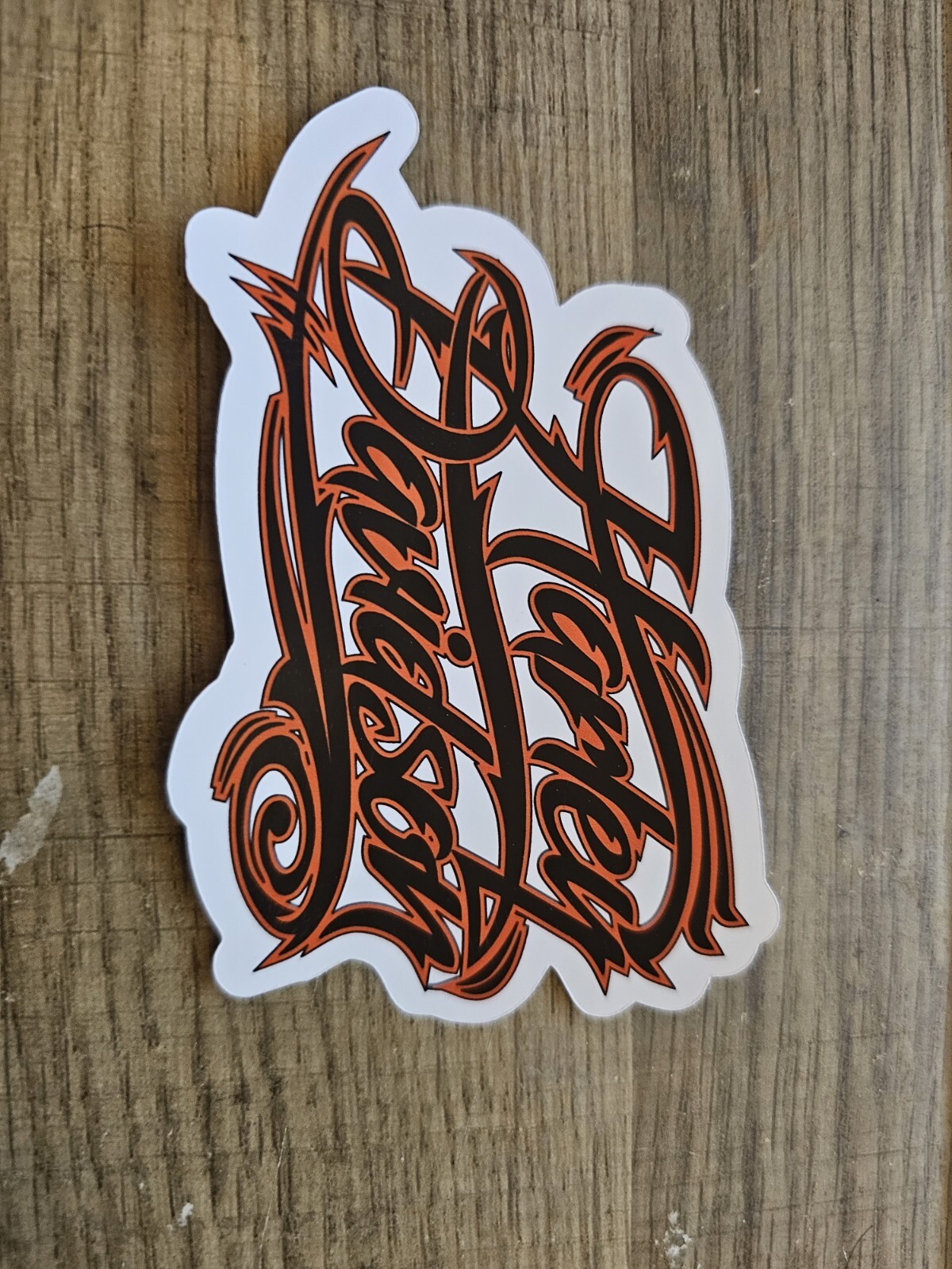 Harley Davidson Lettering Sticker