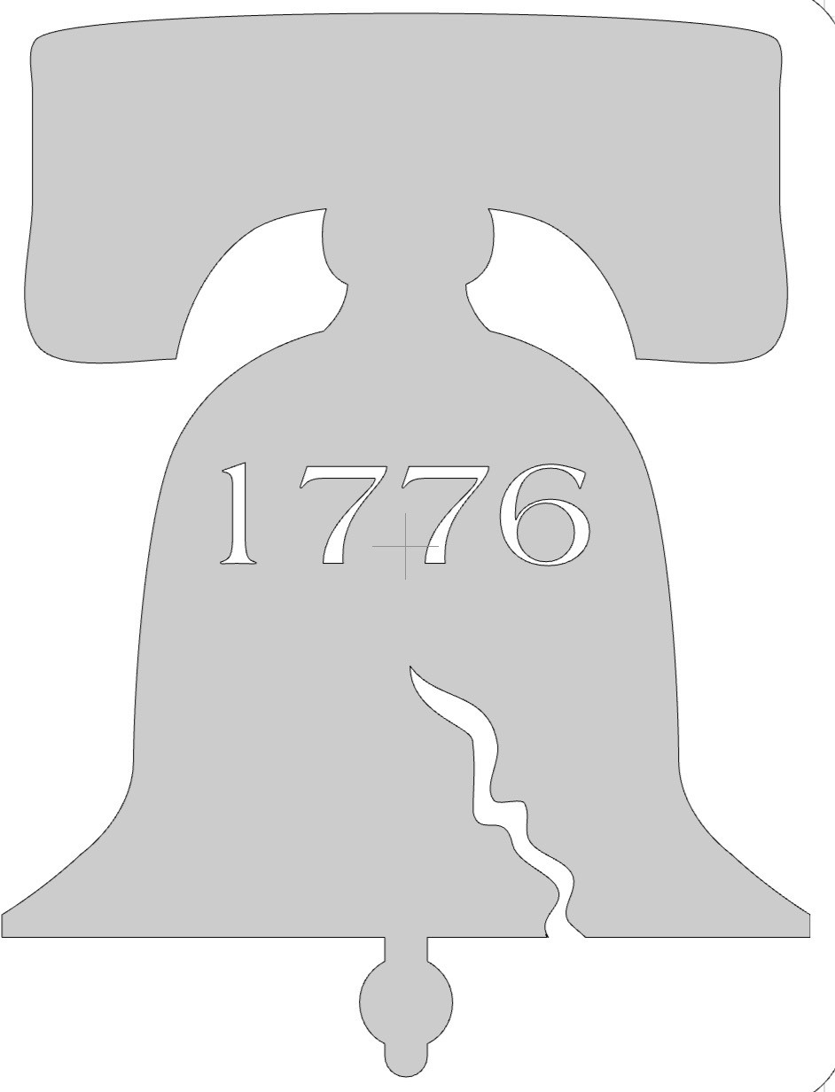 Liberty Bell 1776 Vinyl Decal Patriotic Sticker Truck Cooler Gun Safe Toolbox