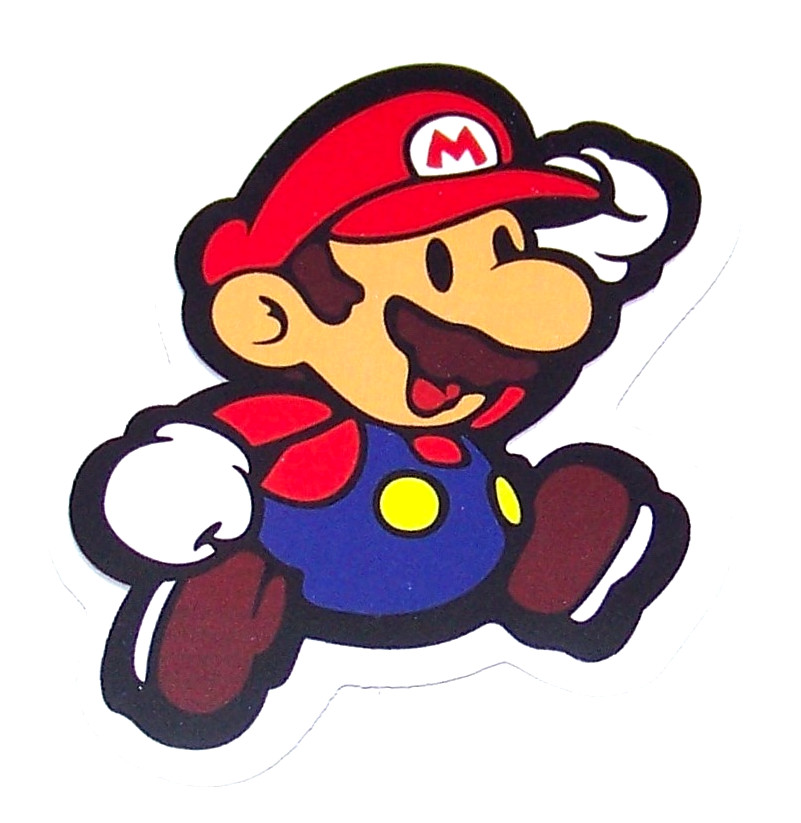 Super Mario Bros. – Cut Sticker Decal Movie Nintendo Video Game – MARIO