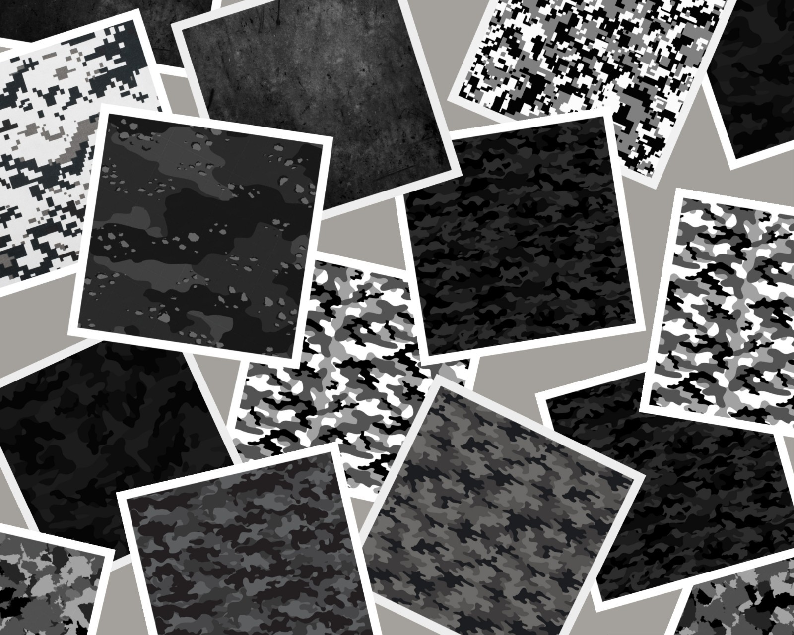 Black Camo Cricut Vinyl Sticker Oracal 631 Removable Decal Peel & Stick Vinyl