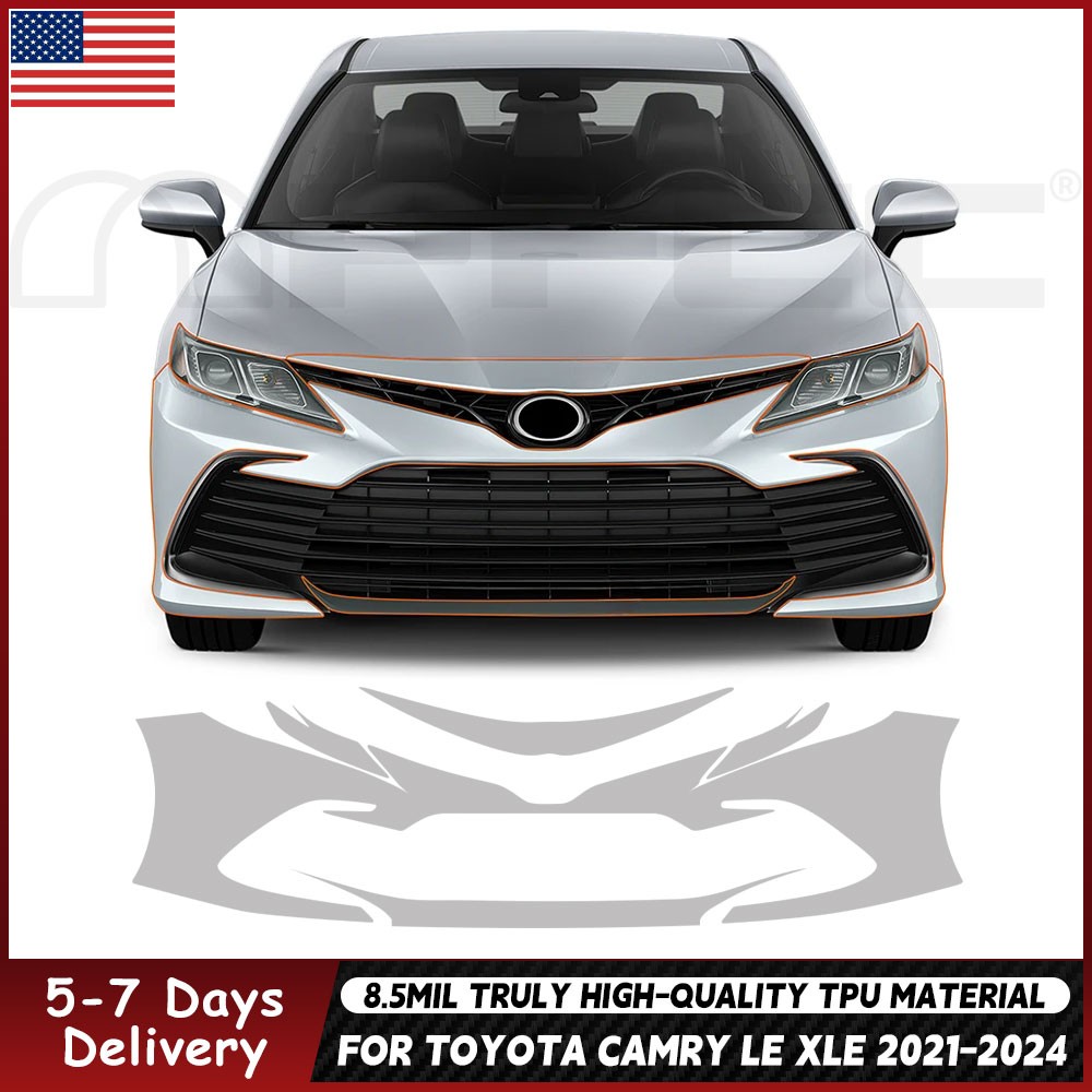 For Toyota Camry LE XLE 2021-2024 Paint Protection Film TPU PPF Pre-Cut Kit