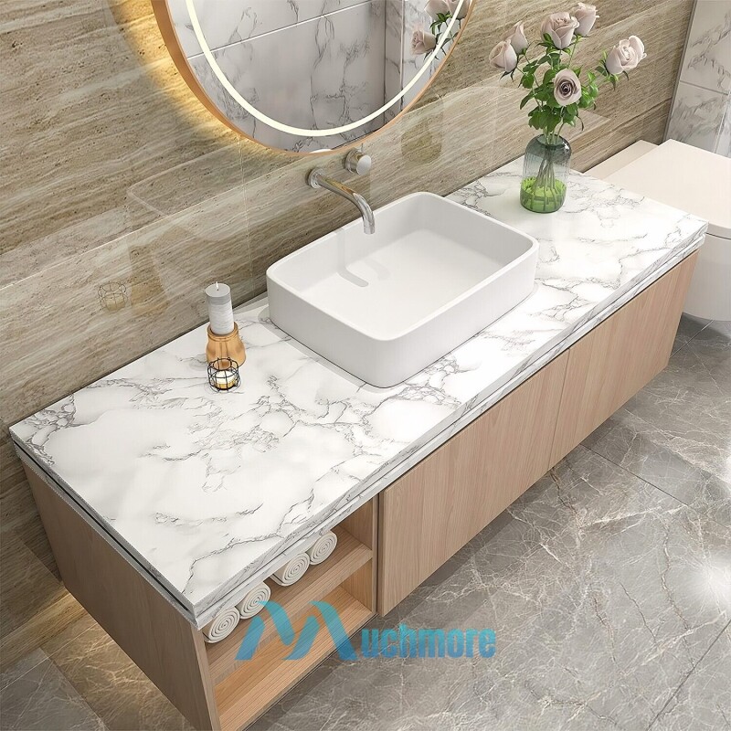 Marble Contact Vinyl Paper Self Adhesive Peel Stick Wallpaper Kitchen Countertop