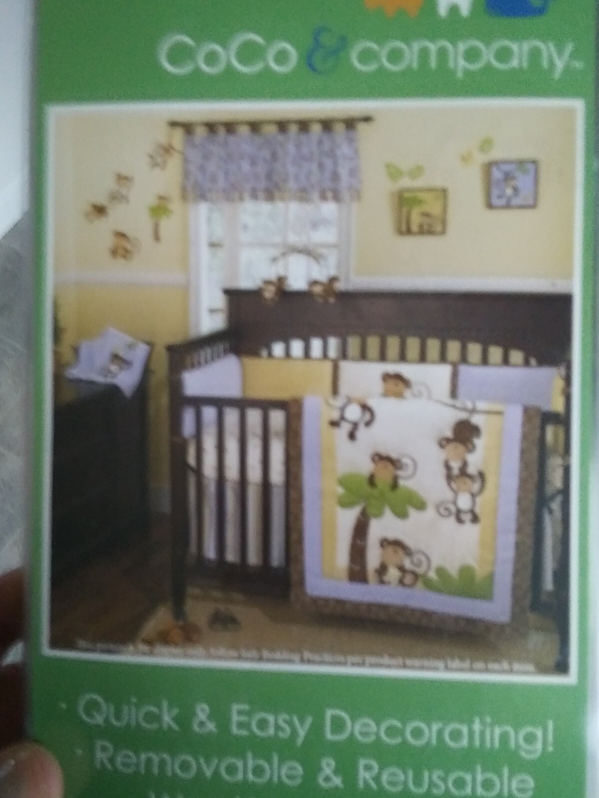 Cute Monkey's Hanging Around Wall Stickers Home Decor Kids by Coco New