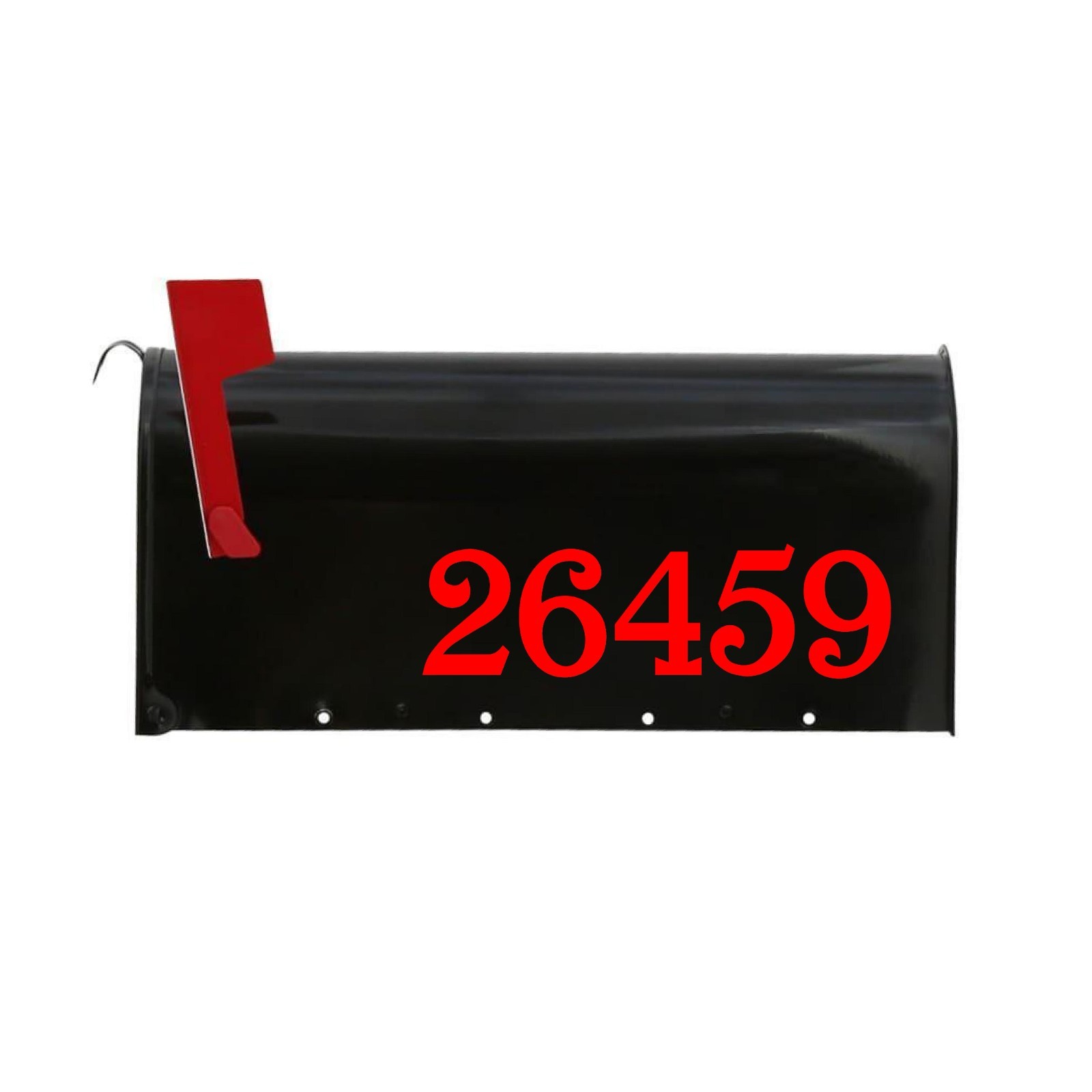 PAIR of White or BLK 1.5" 2" 2.5" 3" Mailbox Custom NUMBER Box Post Delivery
