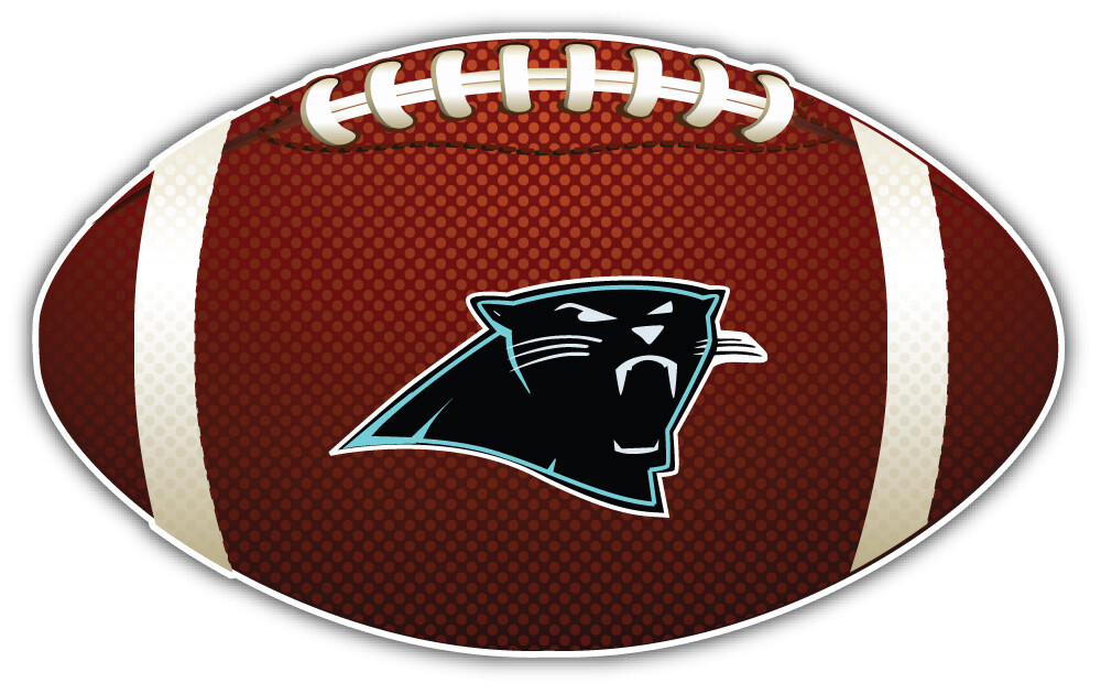 Carolina Panthers NFL Football Sport Logo Car Bumper Sticker Decal "SIZES"