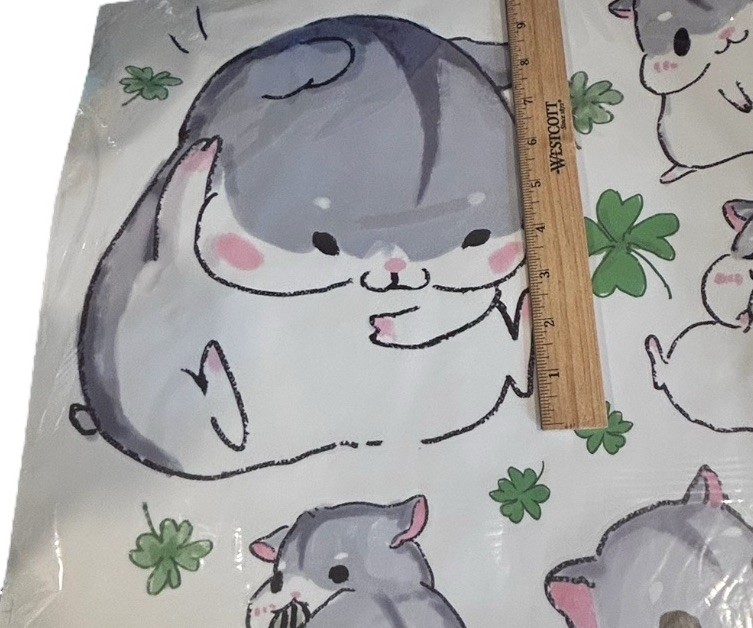 Carootu Hamster Removable Kids Room Decor Wall Sticker Decals PVC