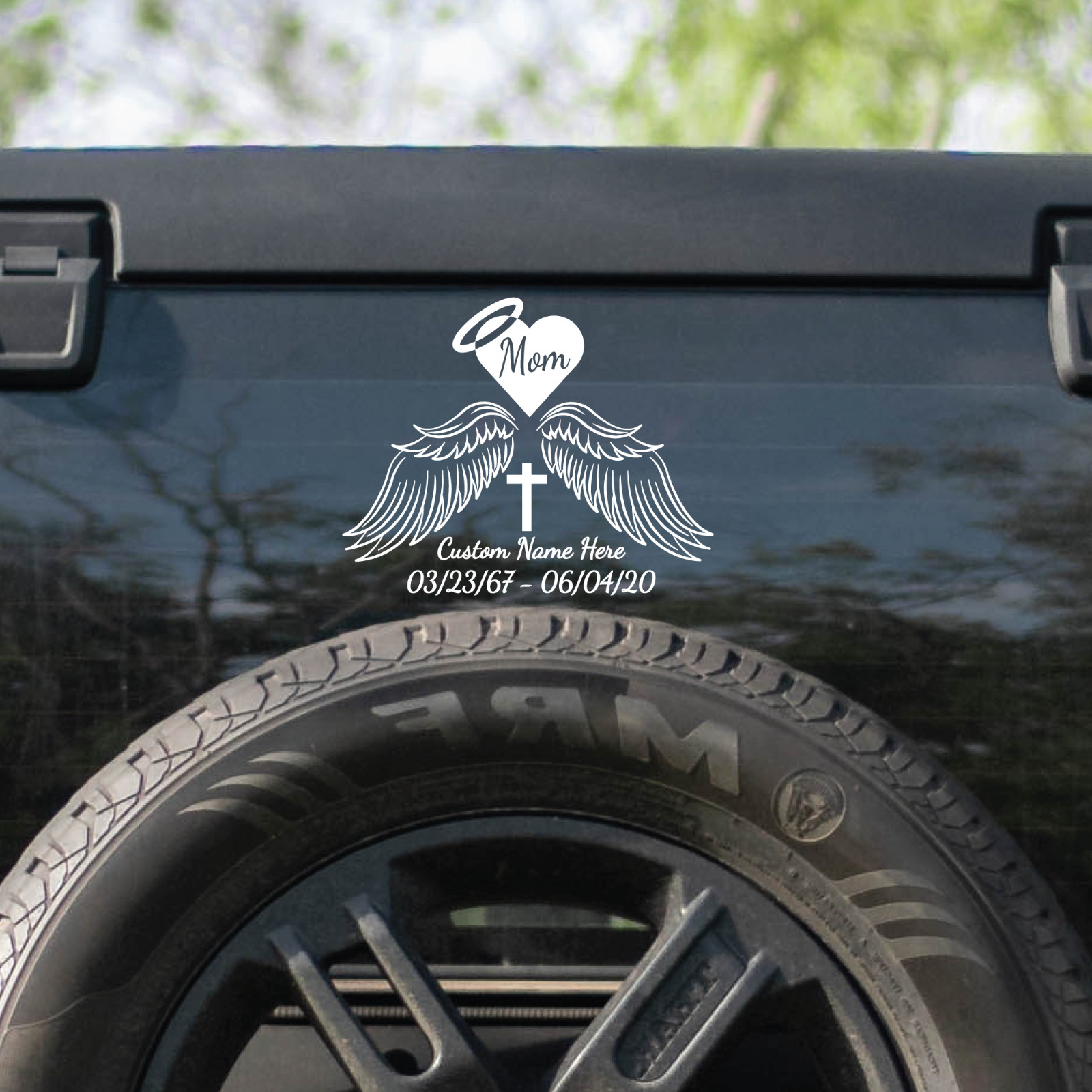 Custom Mom MEMORIAL Decal – In Loving Memory Decal Sticker – Mother In Loving