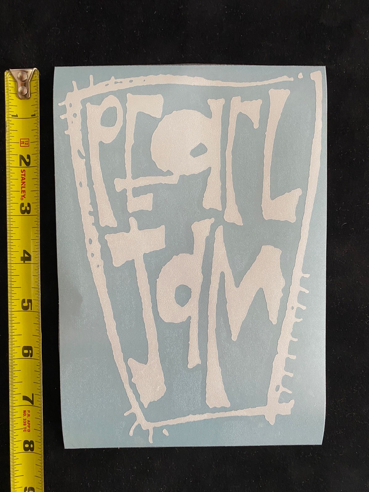 Pearl Jam Vault Crate Logo 8" Vinyl Transfer Window Sticker – Pick Color
