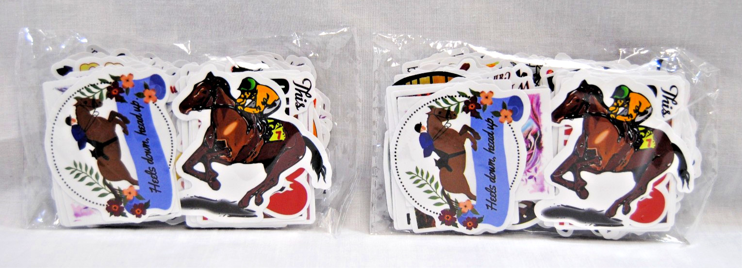Horse Stickers for Laptop, Water Bottles Plus for Kids to Adults 200Pcs T2694