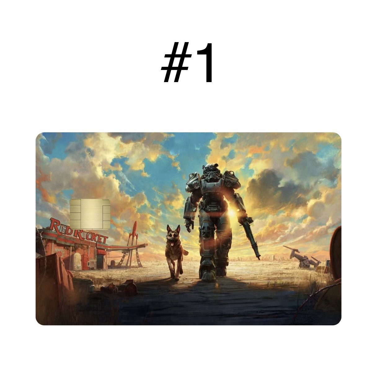 2 Fallout 4 Premium Bank Card Vinyl Skins Small Chip. Choose Any 2