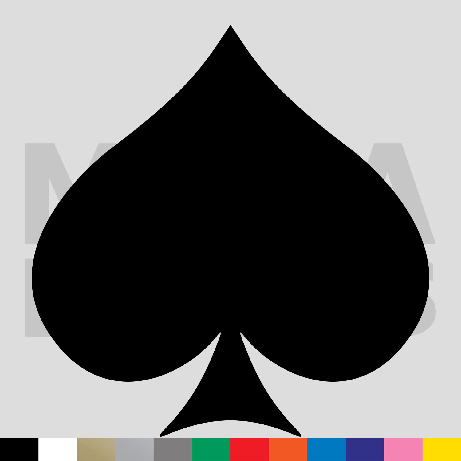 Spade Vinyl Die Cut Decal Sticker – Playing Card Poker