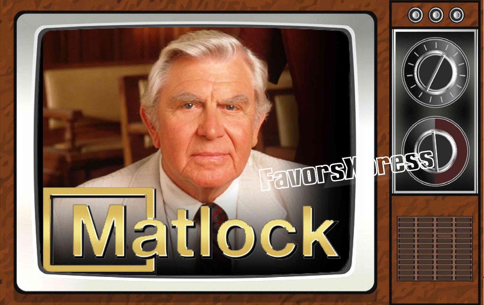 Matlock Classic TV Show PHOTO MAGNET 4 X 2.5 INCHES