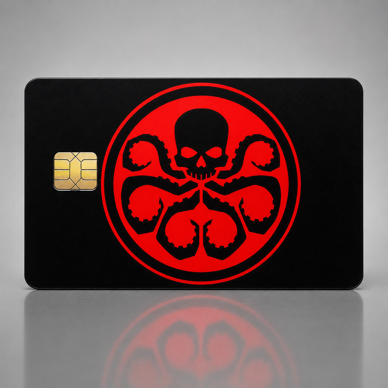 Marvel Hydra Red Black Emblem Debit Card Credit Card Skin Vinyl Sticker