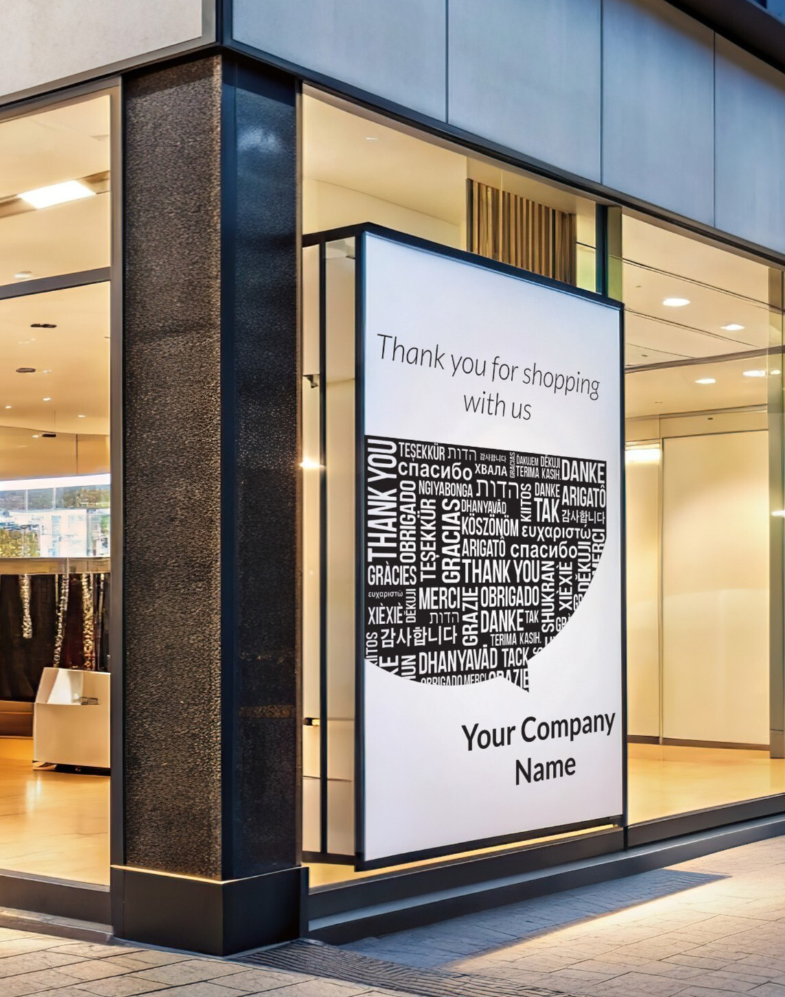 Thank You Wall Decals – Thank You Wall Sticker, Thank You in Many Language se245
