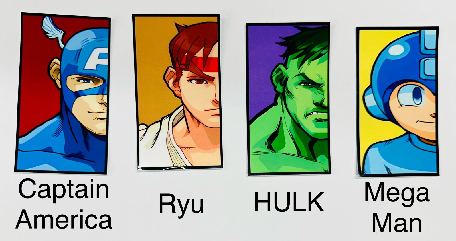 Marvel vs. Capcom: Clash of Super Heroes Vinyl Stickers