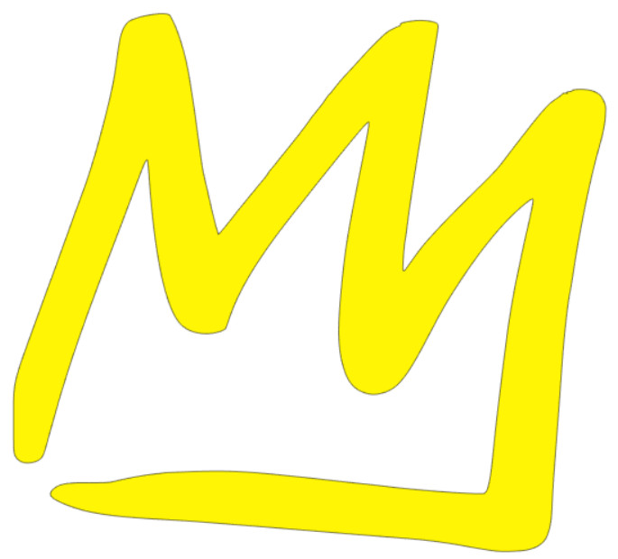 Mammoth Mountain Crown Vinyl Decal 4" x 3.5" Car Windows, Mugs, Laptops, Oracal