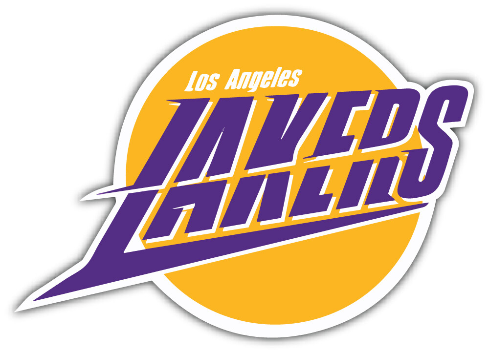 Los Angeles Lakers NBA Basketball Car Bumper Sticker Decal "SIZES" ID:12