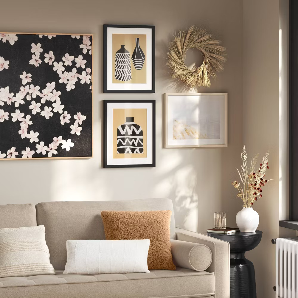 Threshold Poster Modern of 2 16"x20" Set Vase I II Wall Art