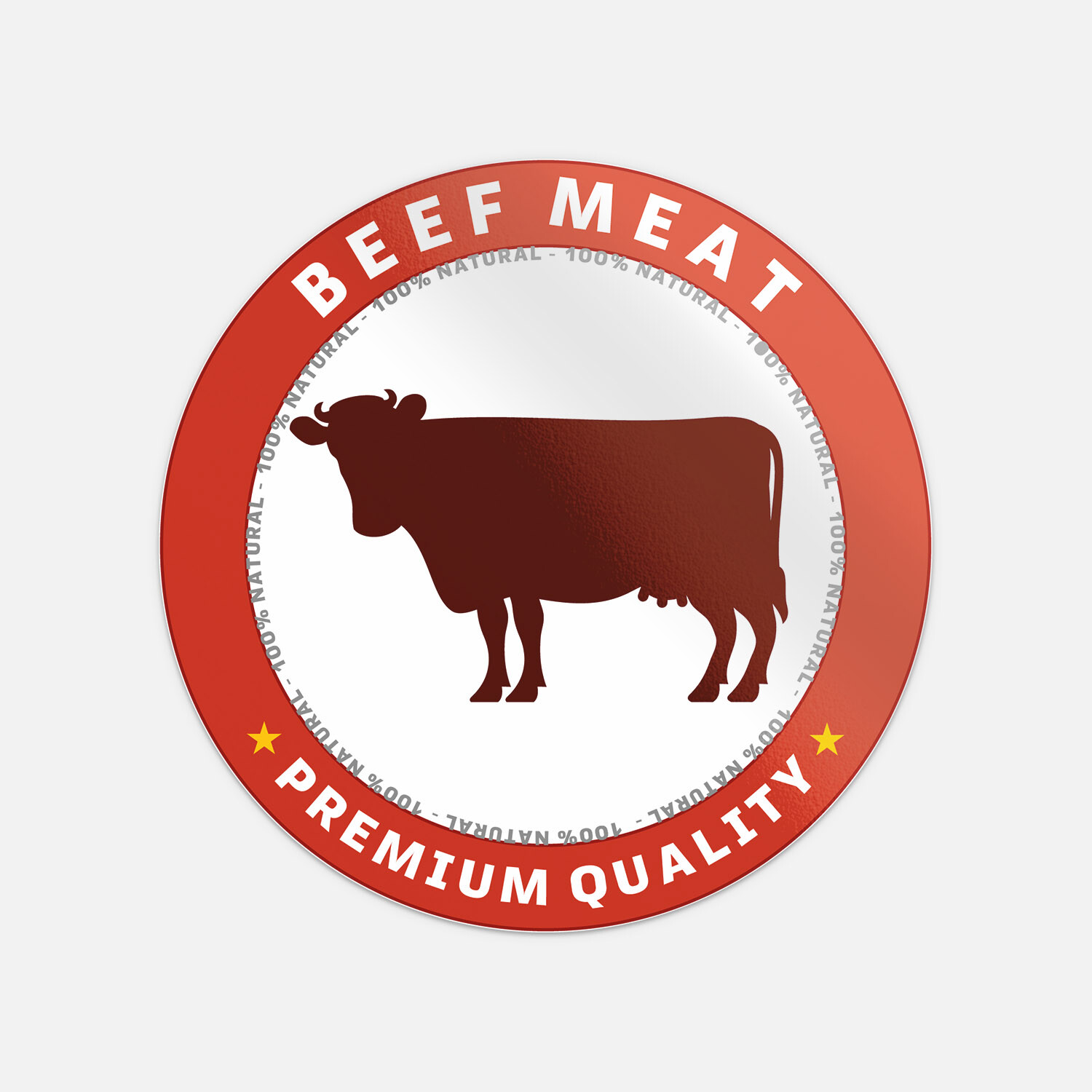 Beef Meat Premium Quality Food Vinyl Sticker Decal