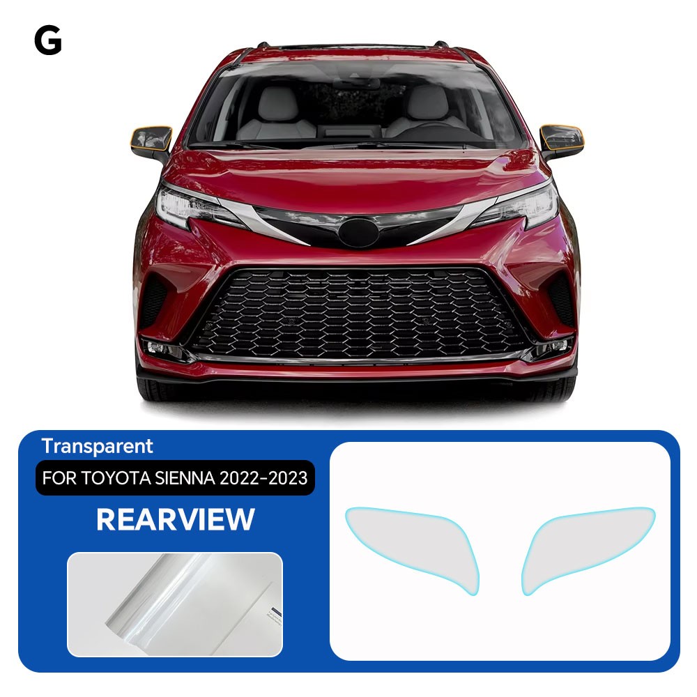 Full Car For Toyota Sienna 2022-2023 TPU Clear PPF Precut Paint Protection Film