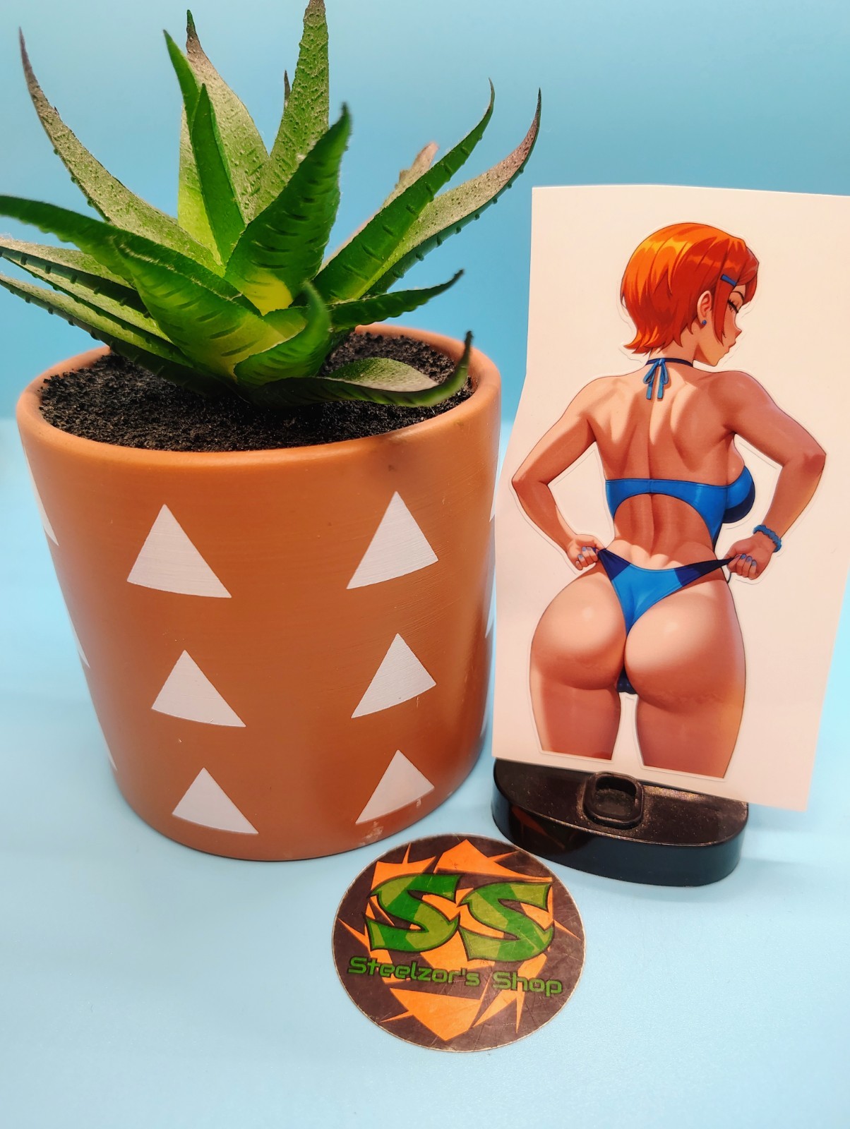 (4.5 Inches) Gwen (Bikini #2) – Water-Resistant Vinyl Sticker