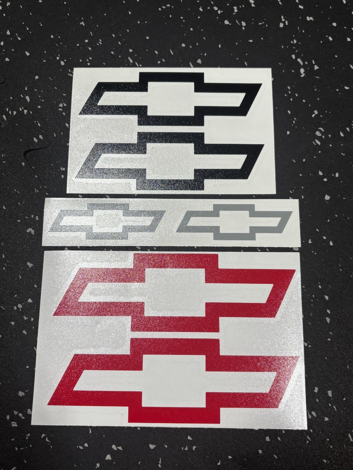 2x) Chevrolet Bowtie Vinyl Decal – 1" 2" 3" 4" 5"+ Die Cut Chevy Bow Tie Sticker