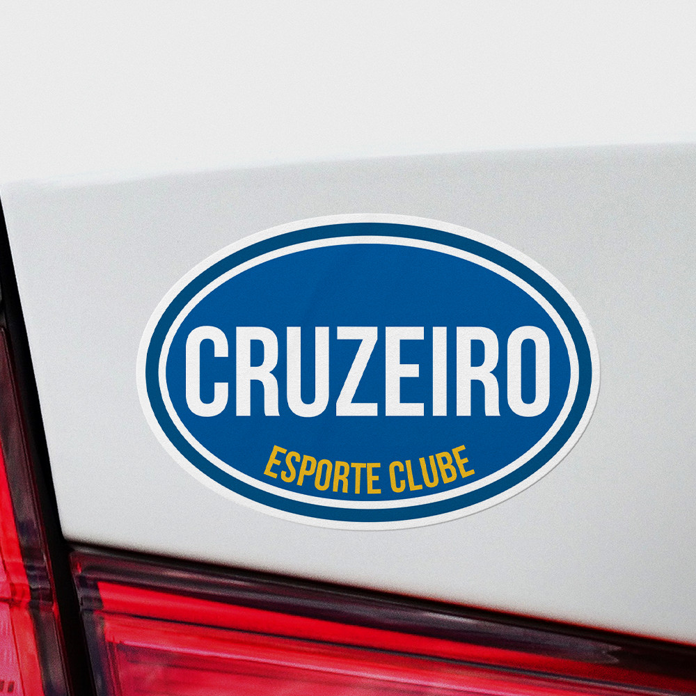 (3 Pack) Cruzeiro Brazil Sticker Adesivo Vinyl Decal Auto Soccer Raposa Esporte