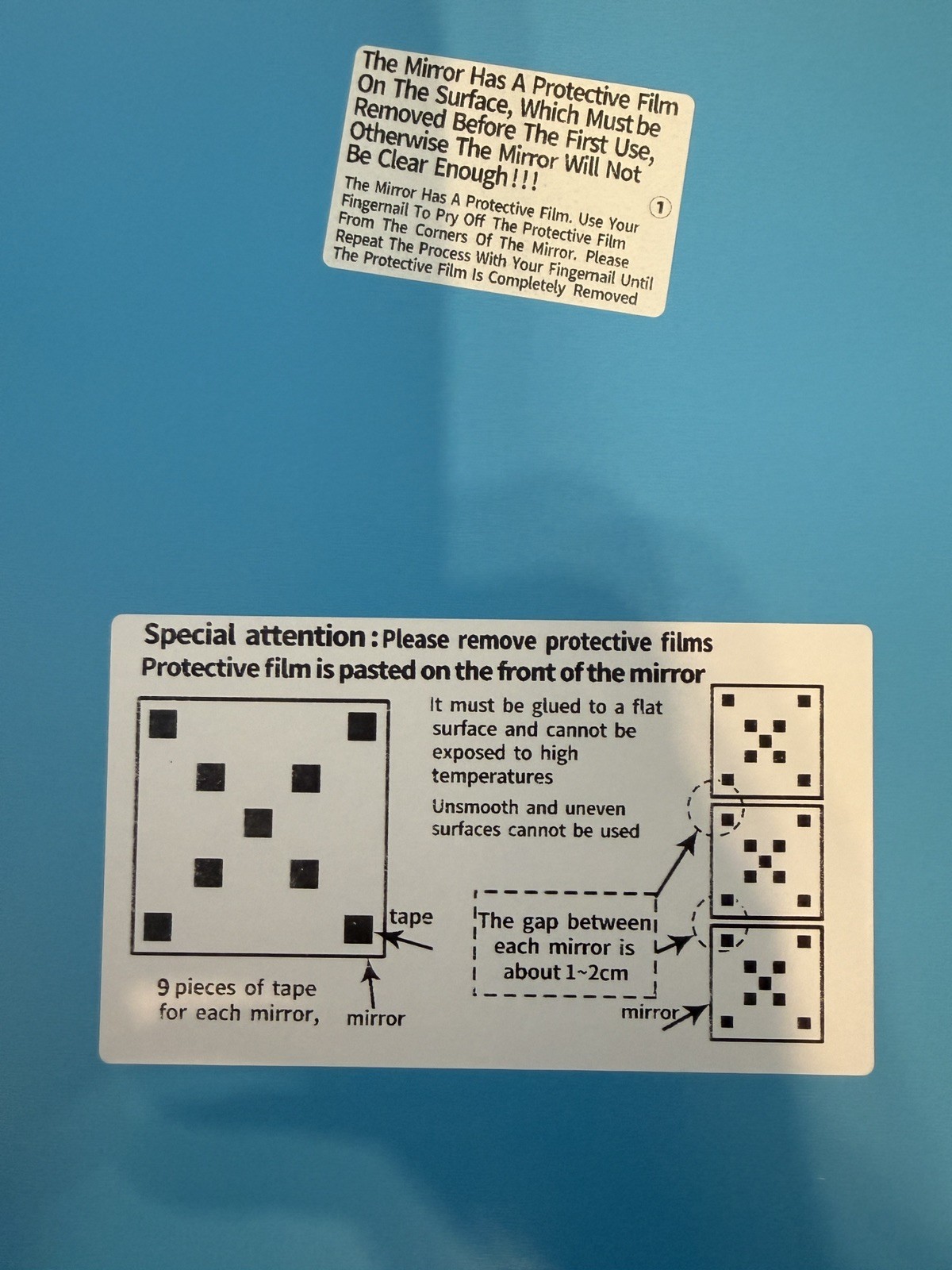 Acrylic Mirror Tiles 12×12 – Shatterproof Peel & Stick – Choose 4 Pack
