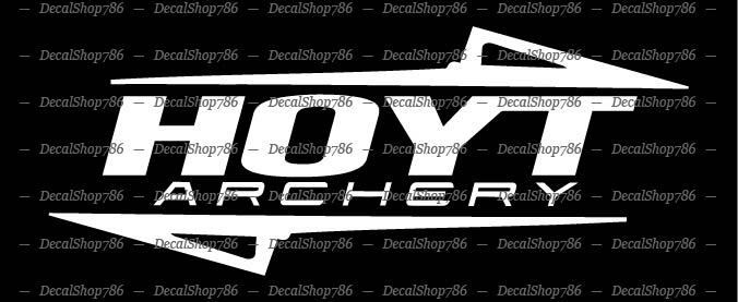 HOYT ARCHERY – Hunting & Outdoor Sports – Vinyl Die-Cut Peel N' Stick Decals