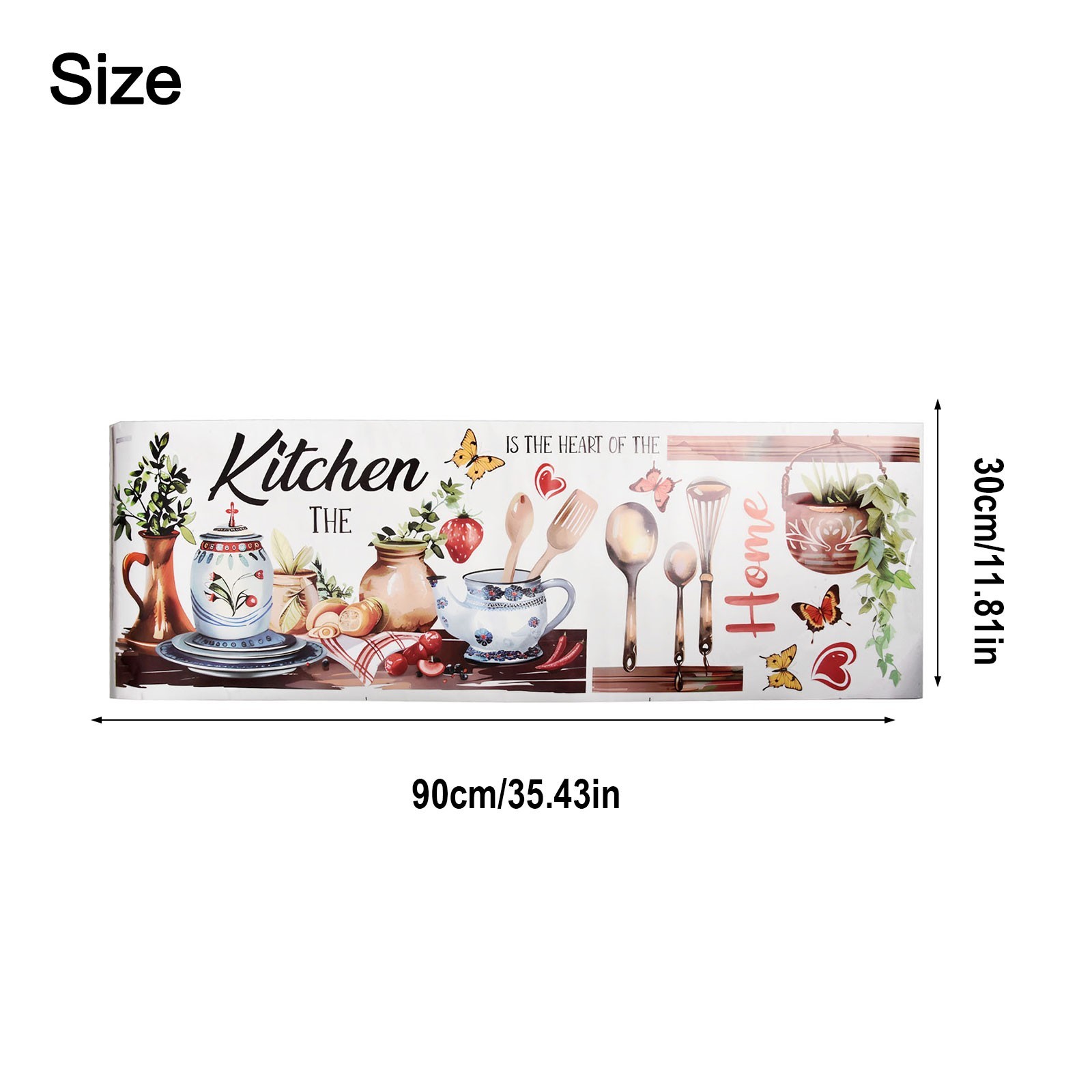 Restaurant kitchen home kitchen background wall decoration wall stickers