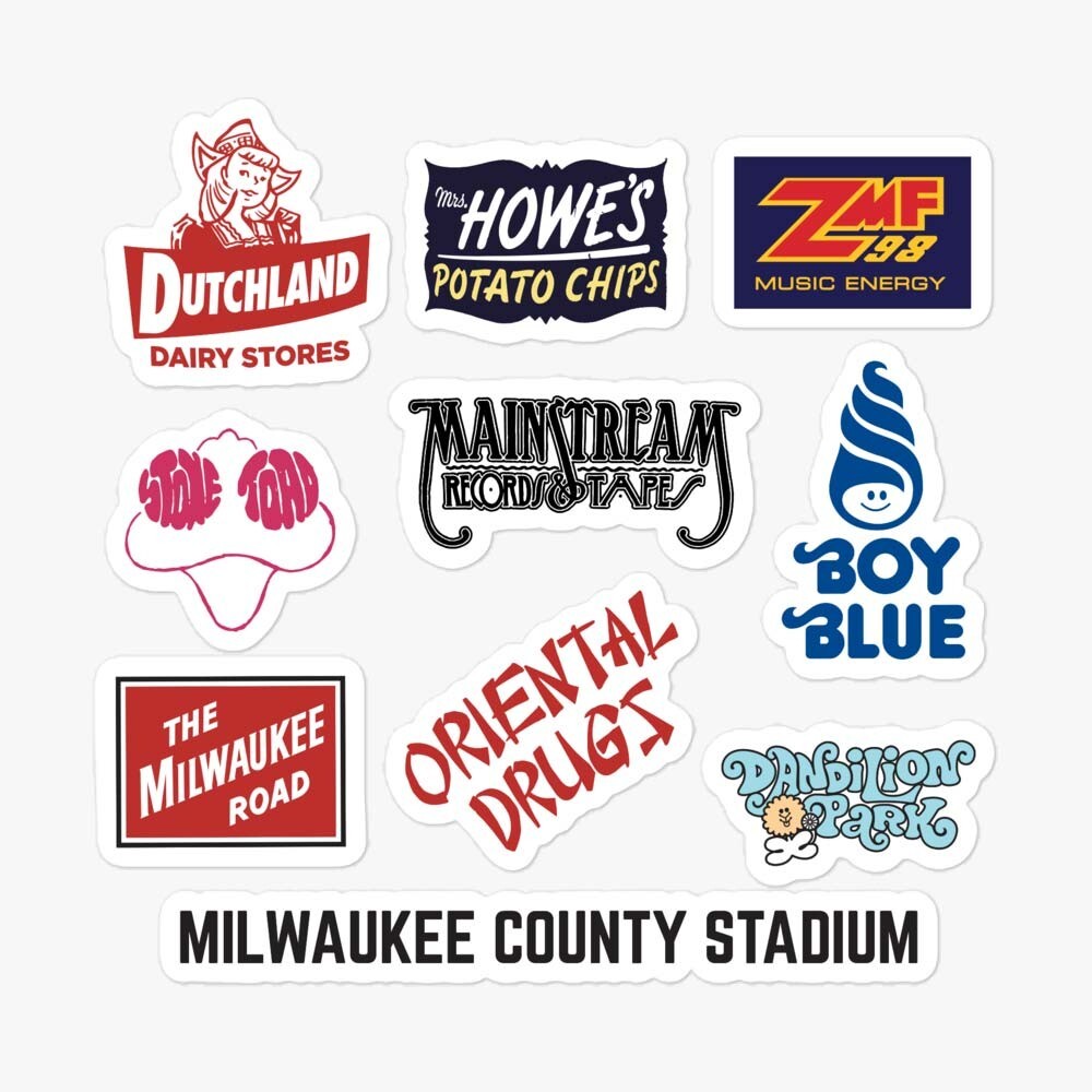 Milwaukee Icons Sticker Sheet