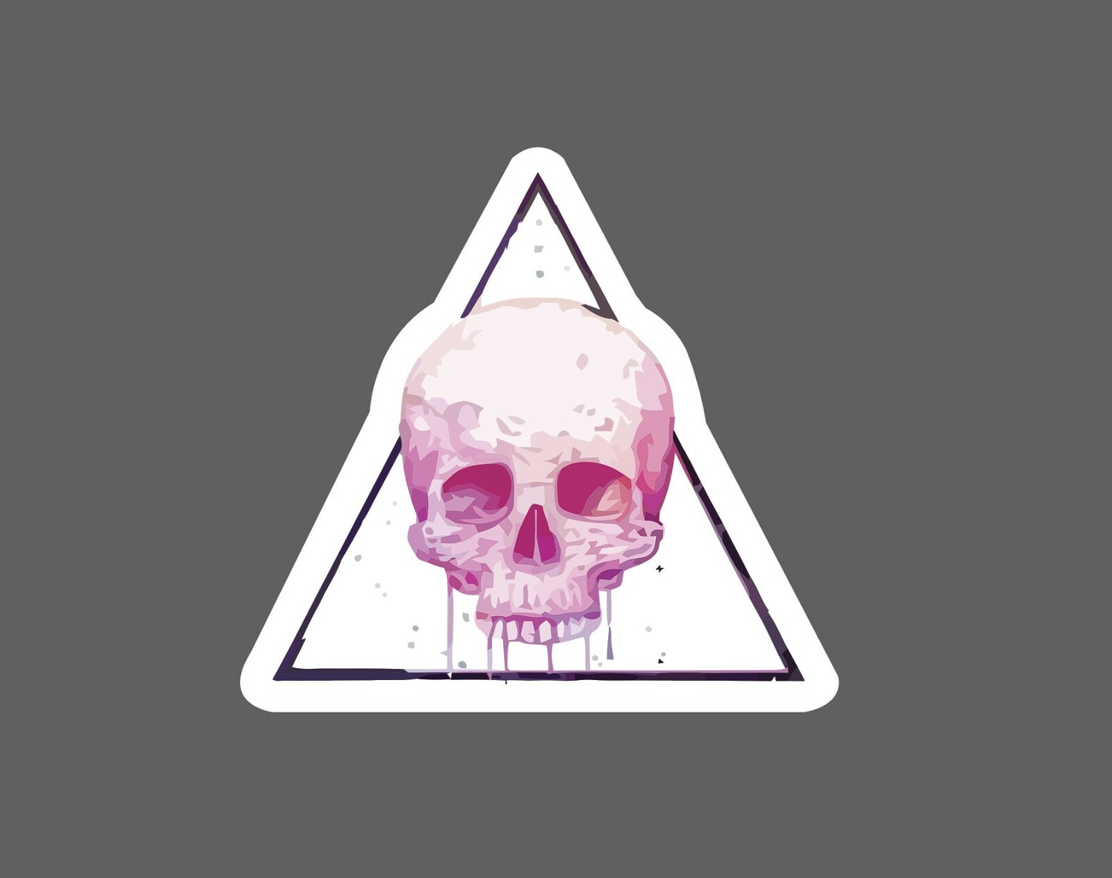 Skull Sticker Triangle Life Waterproof – Buy Any 4 For $1.75 Each Storewide!