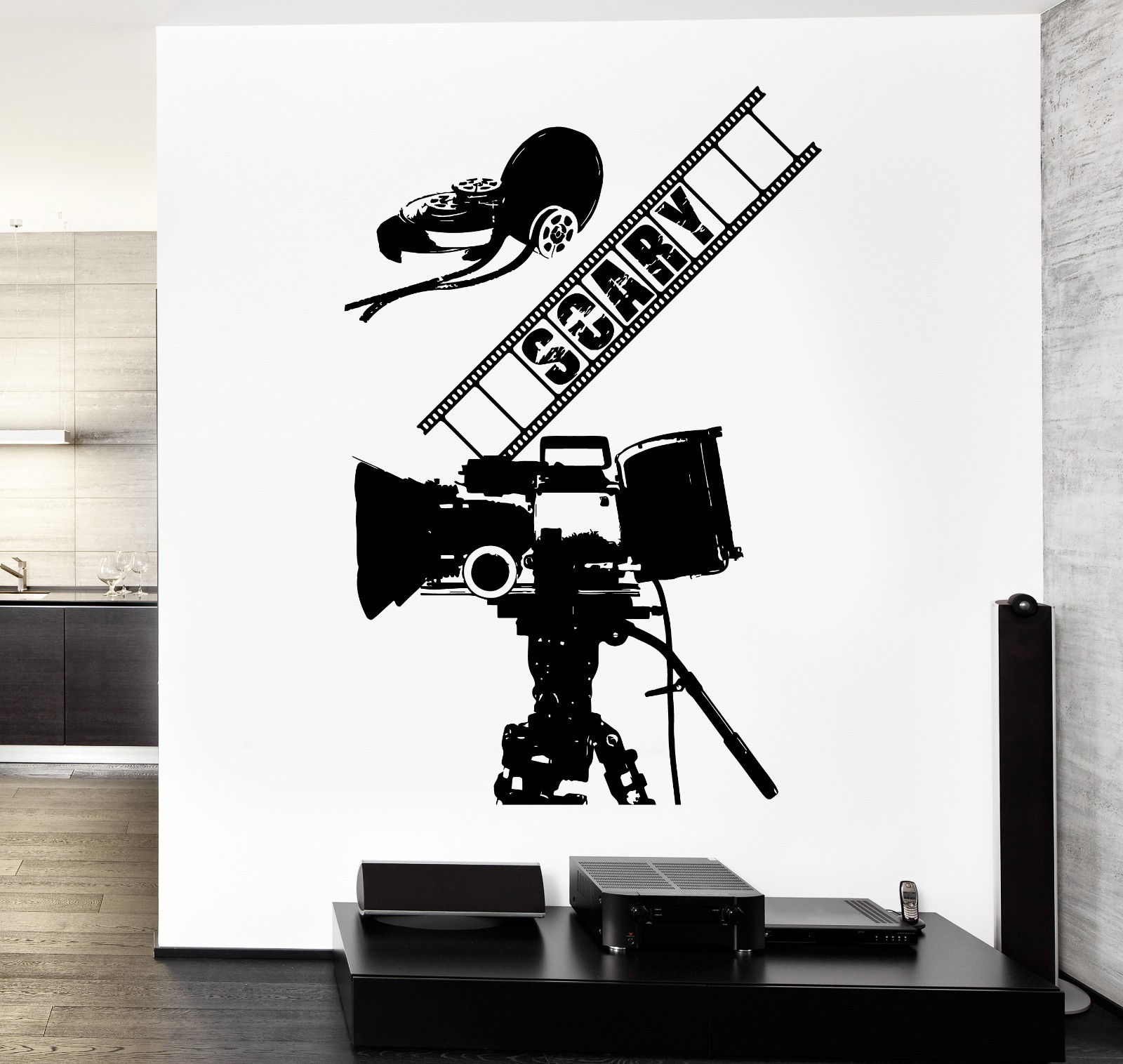 Wall Vinyl Decal Scary Movie Thriller Horrow Movie Film Cinema Decor z3769