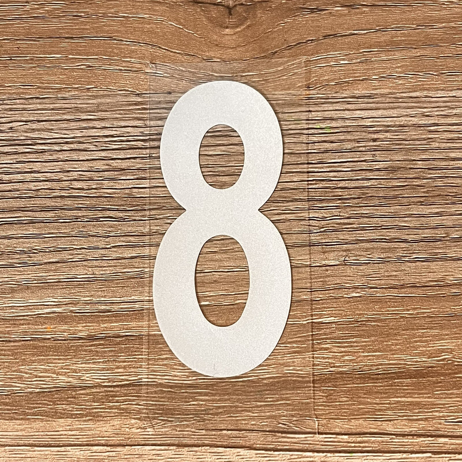 3" Reflective Mailbox Numbers Sticker Decal Die Cut Vinyl Waterproof – “8”