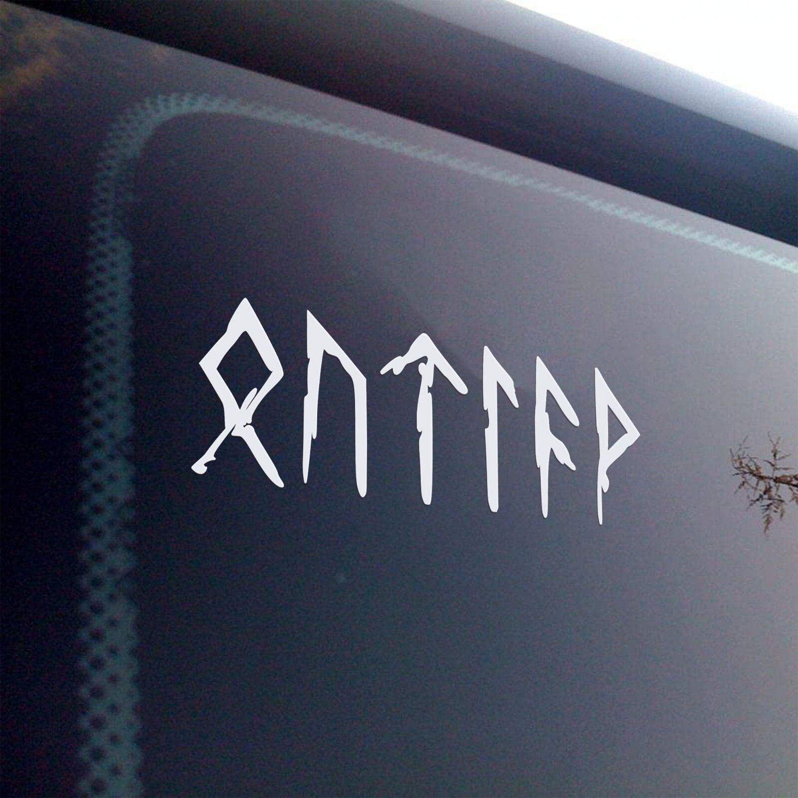 Outlaw Rune Decal V2 Elder Futhark Viking Vinyl Sticker Norse Symbol 20 Colors