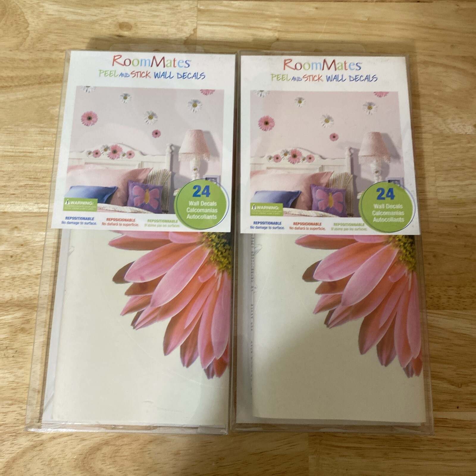 NEW ROOMMATES PEEL AND STICK WALL DECALS – LOT OF 2