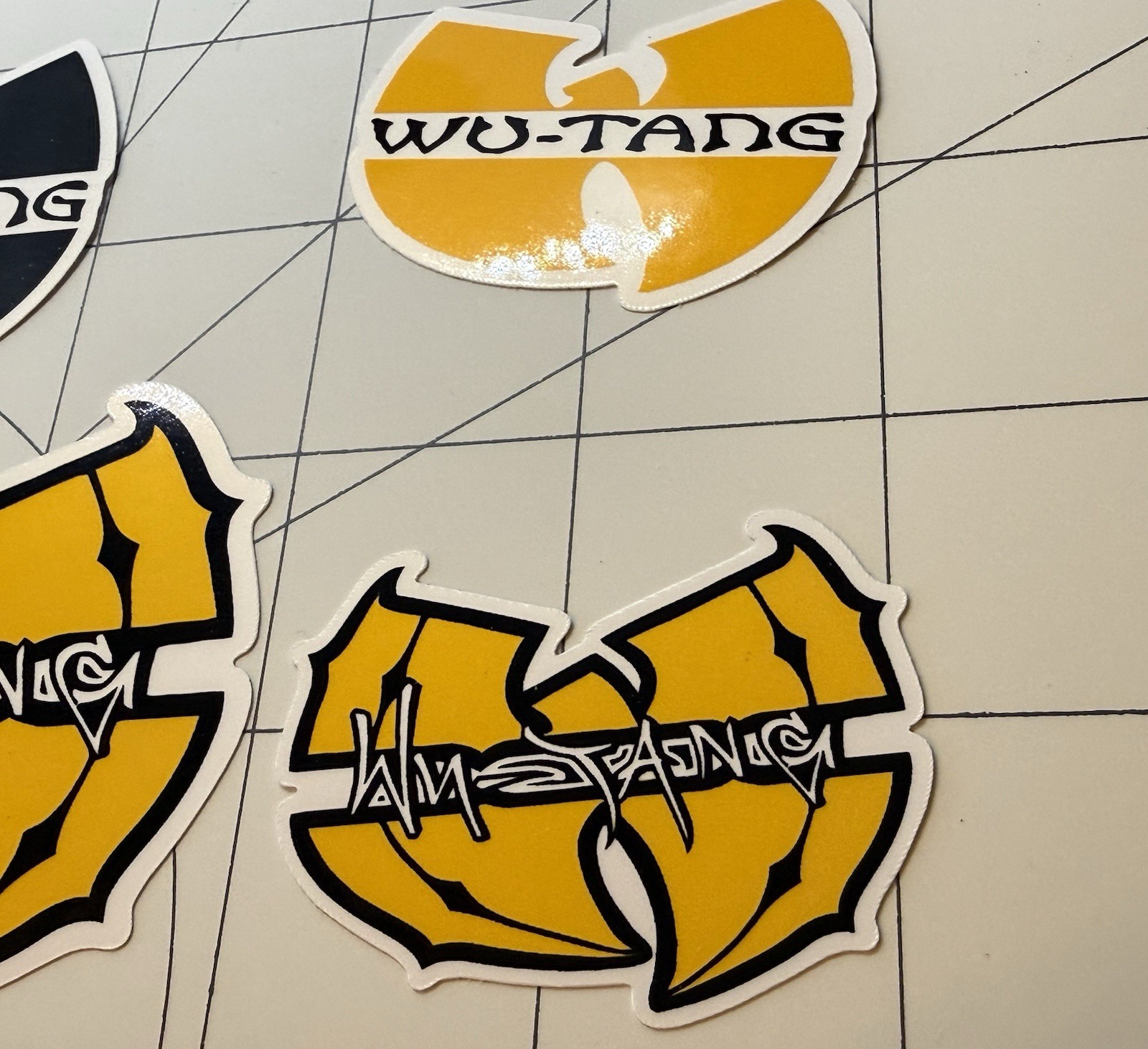 Wu Tang Clan Stickers Graffiti Logo 4 Stickers