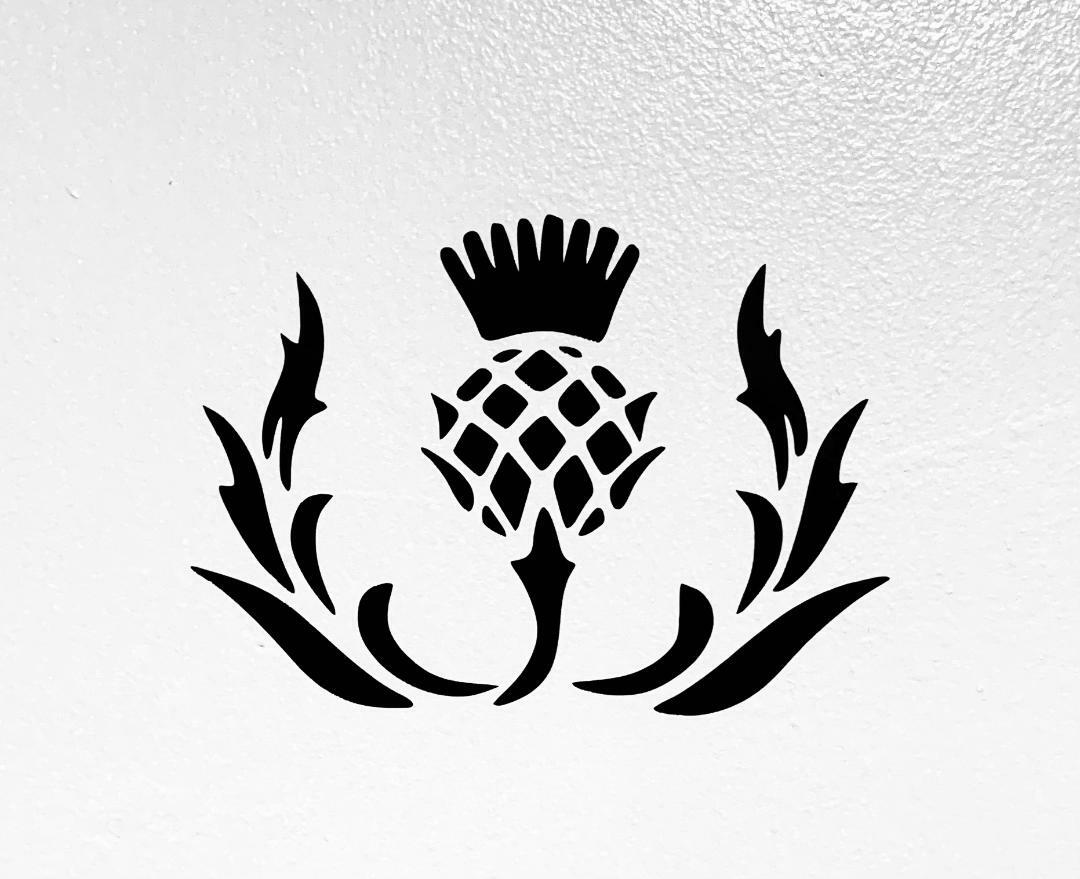 Scottish Thistle Alba Laser Products Vinyl Wall Sticker Various Colors