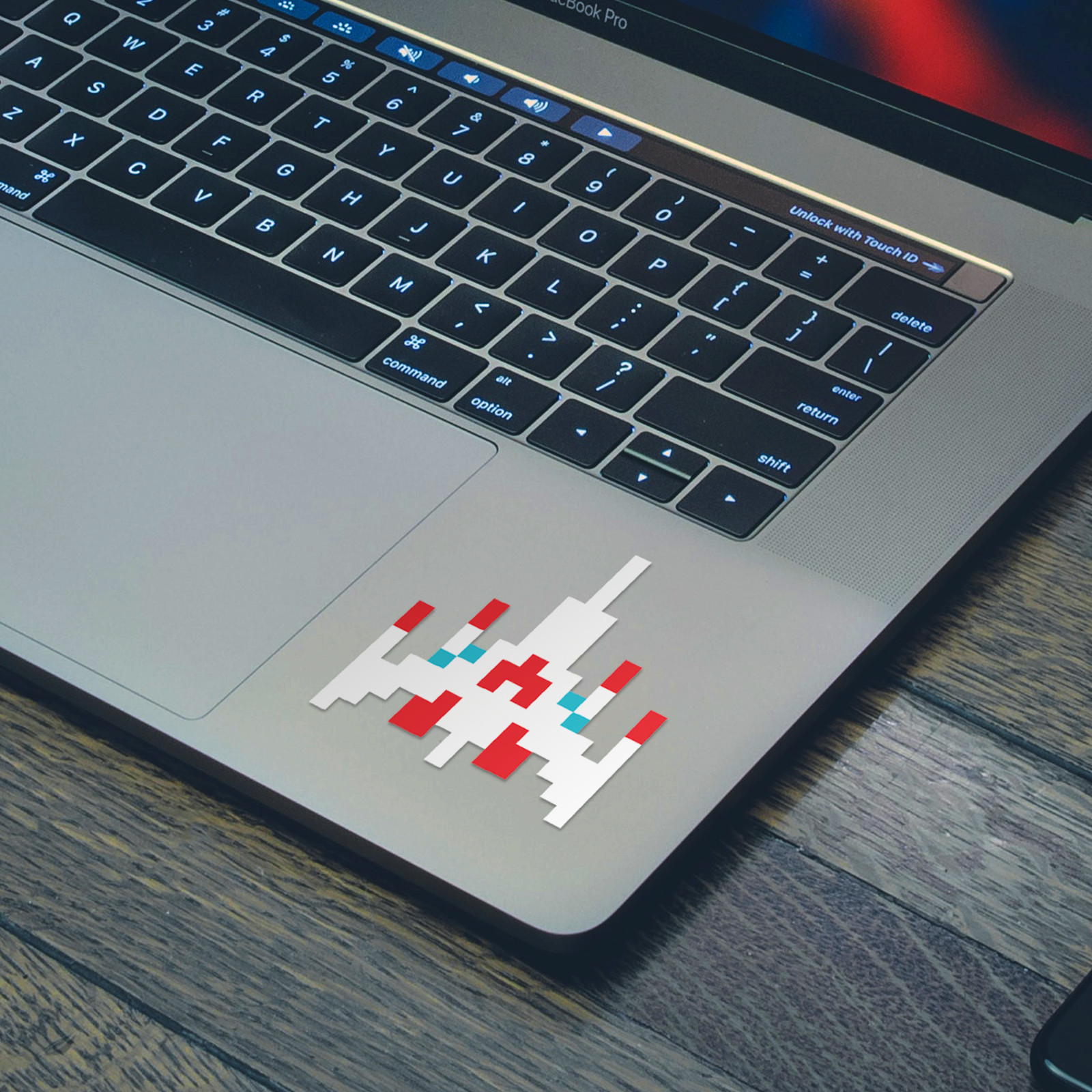 80s Galaga Arcade Sprites Vinyl Decals for Car Windshield, Laptop, or Anywhere