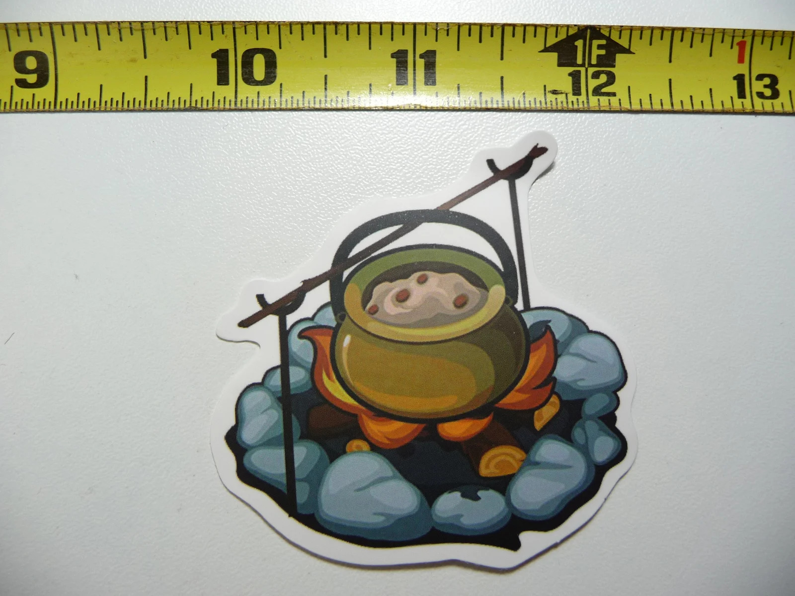 STEW COOKING POT SMALL STICKER DECAL HIKING CAMPING WOODS NATURE HIKE