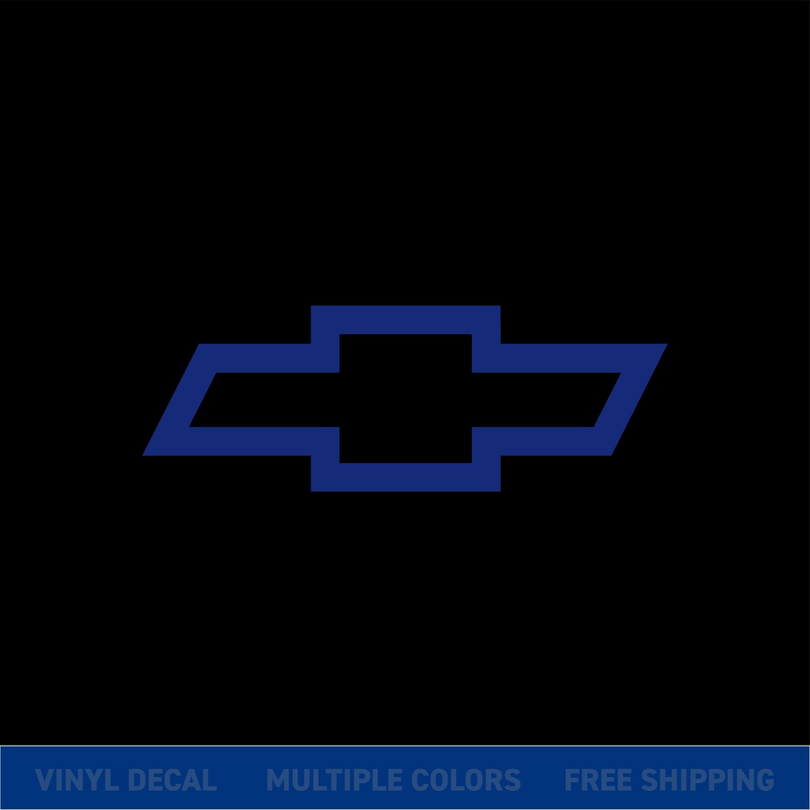 Chevy Bowtie Logo Vinyl Decal Sticker | Chevrolet Truck Car Window Graphic