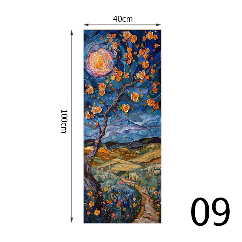 Door Sticker Wallpaper Murals Abstract Self-adhesive Waterproof Elevator Paper