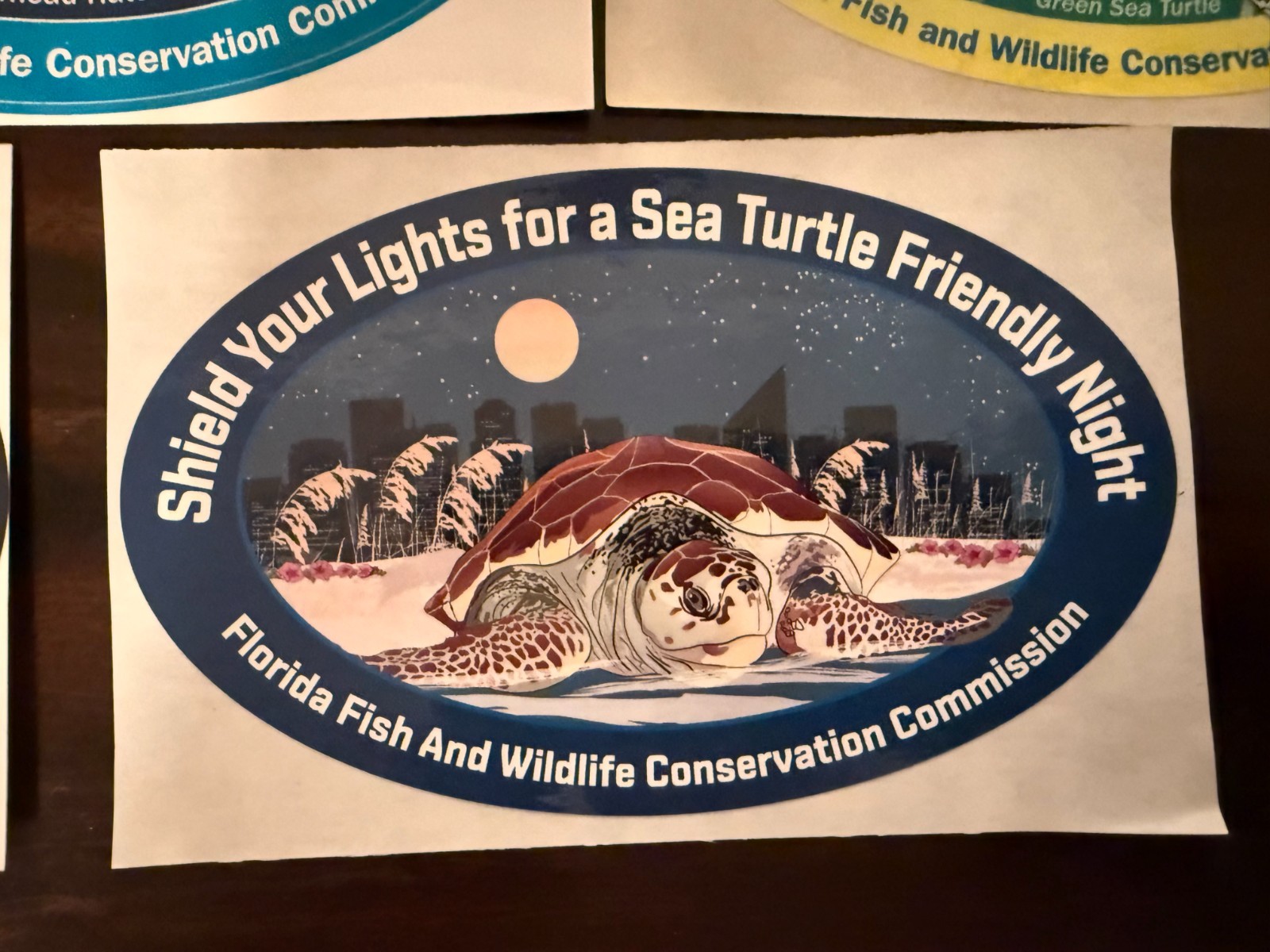 5 Turtle 5 Manatee~10 Decals Florida Fish & Wildlife Conservation Commission