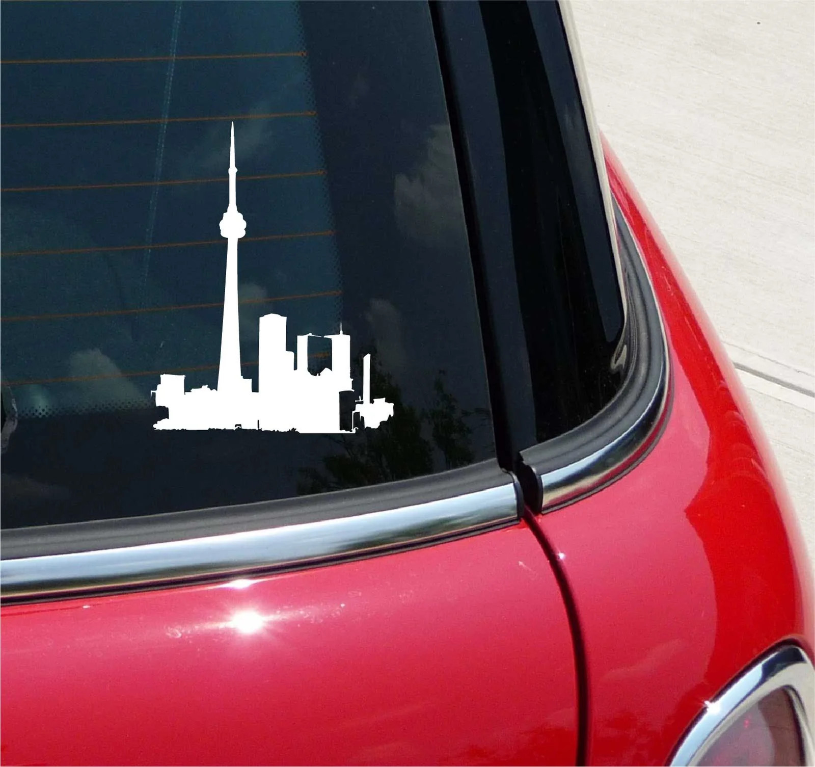 TORONTO SKYLINE CANADA GRAPHIC DECAL STICKER ART CAR WALL DECOR